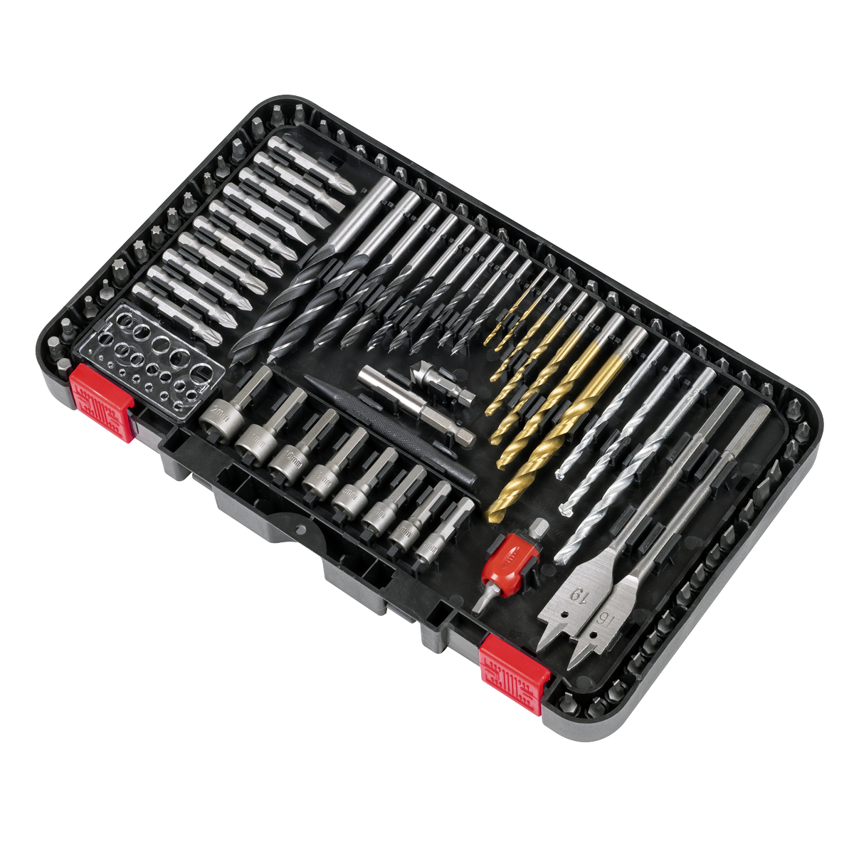Sealey AK47104 Drill & Bit Accessory Set 104pc - additional view 2