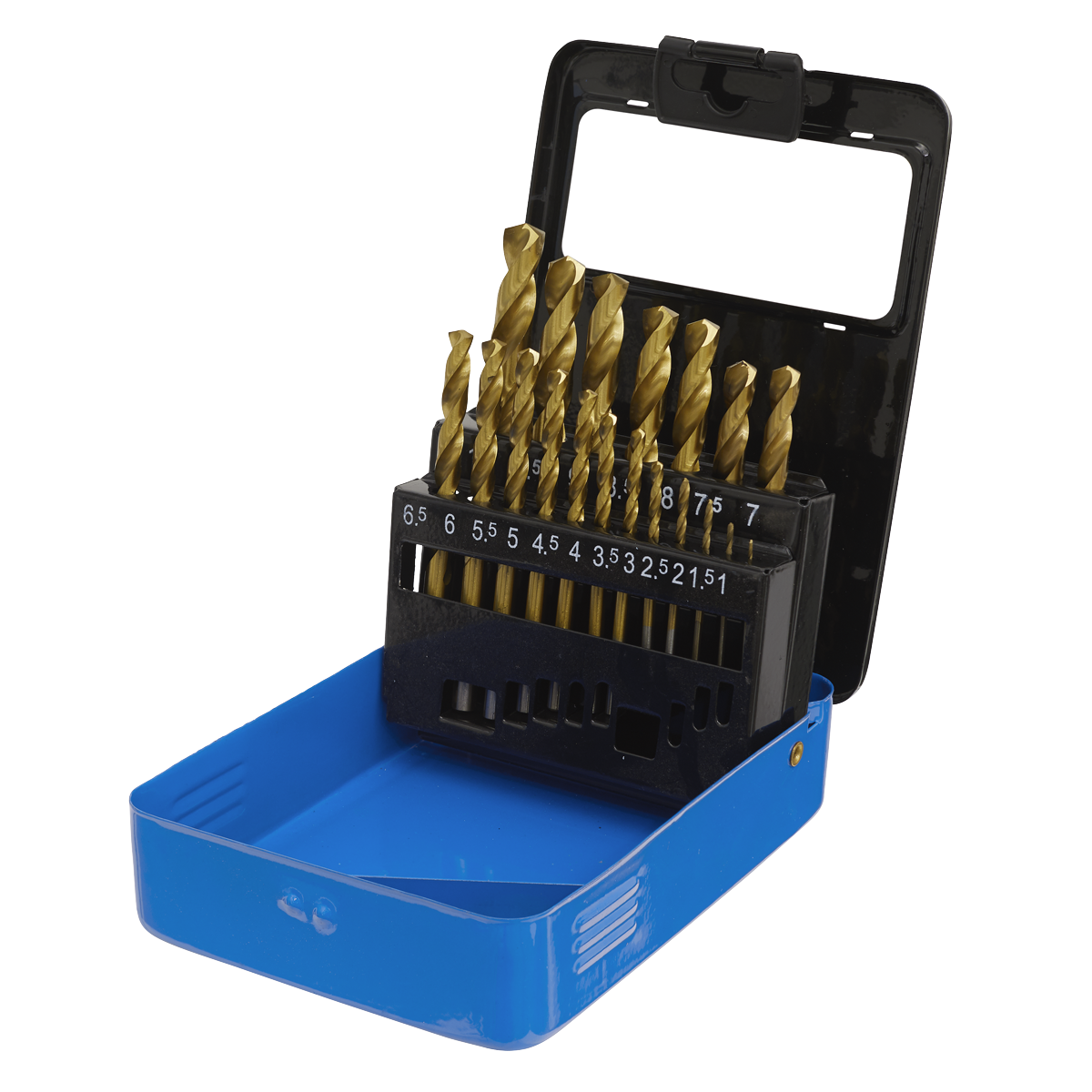 Sealey AK4719 HSS Fully Ground Drill Bit Set 19pc - DIN 338 - additional view 4