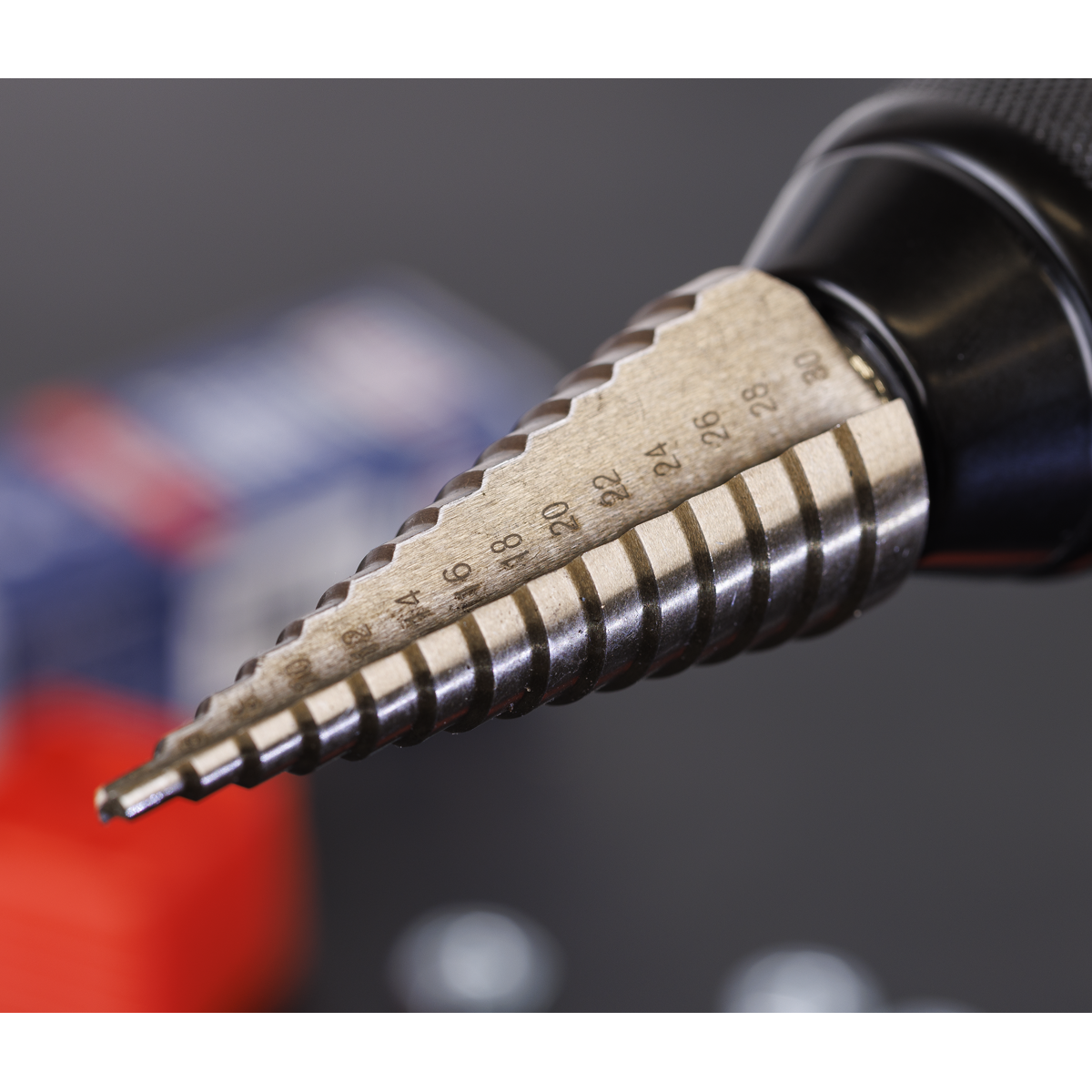 Sealey AK4732 Straight Flute HSS Cobalt Step Drill Bit 4-30mm - additional view 4