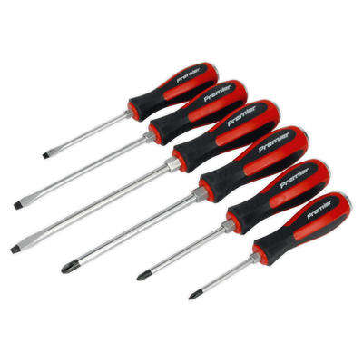 Sealey AK4932 Premier Hammer-Thru Screwdriver Set 6pc