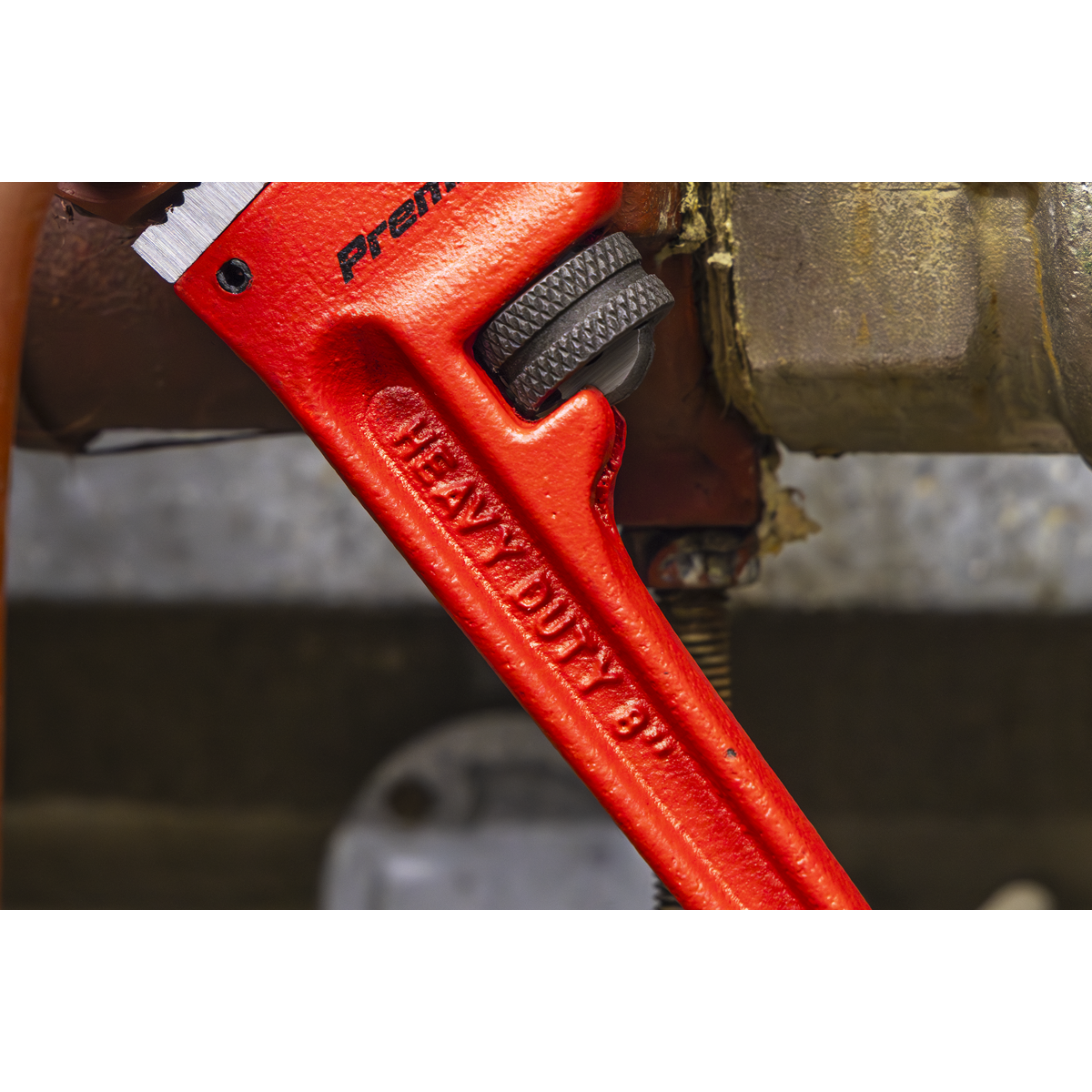 Sealey AK5101 Premier Cast Steel Pipe Wrench European Pattern 200mm - additional view 4