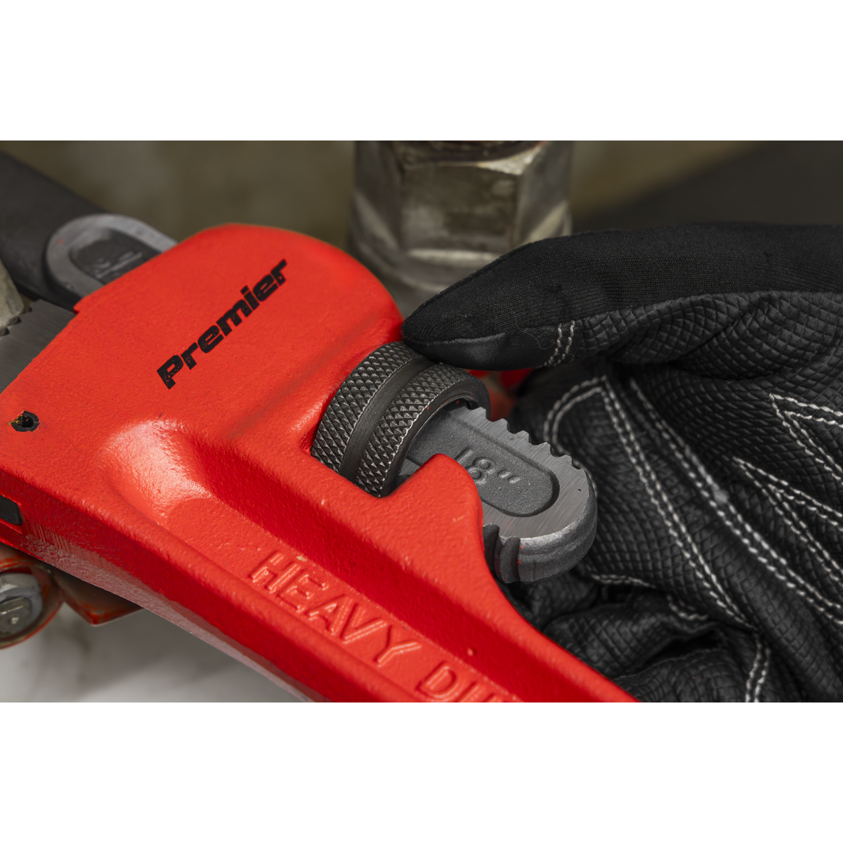 Sealey AK5105 Premier Cast Steel Pipe Wrench European Pattern 450mm - additional view 7