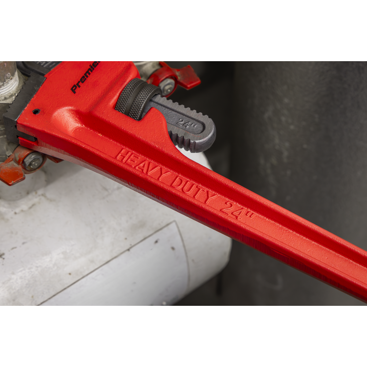 Sealey AK5112 Premier Cast Steel Pipe Wrench European Pattern 610mm - additional view 7