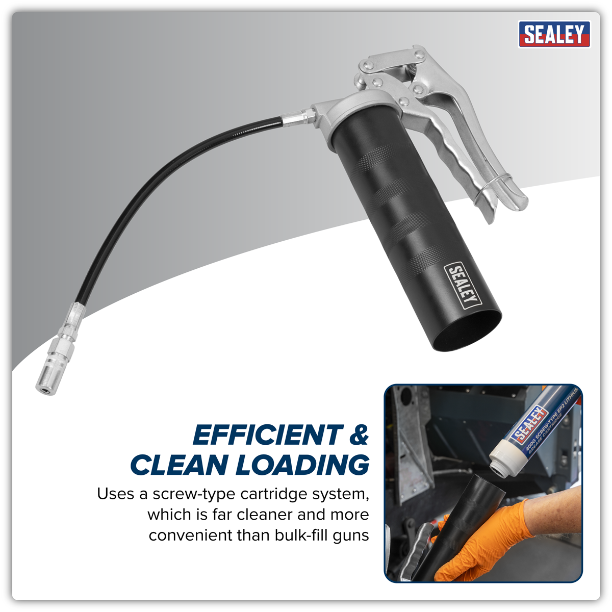 Sealey AK53 Pistol Style Screw-Type Grease Gun - additional view 7