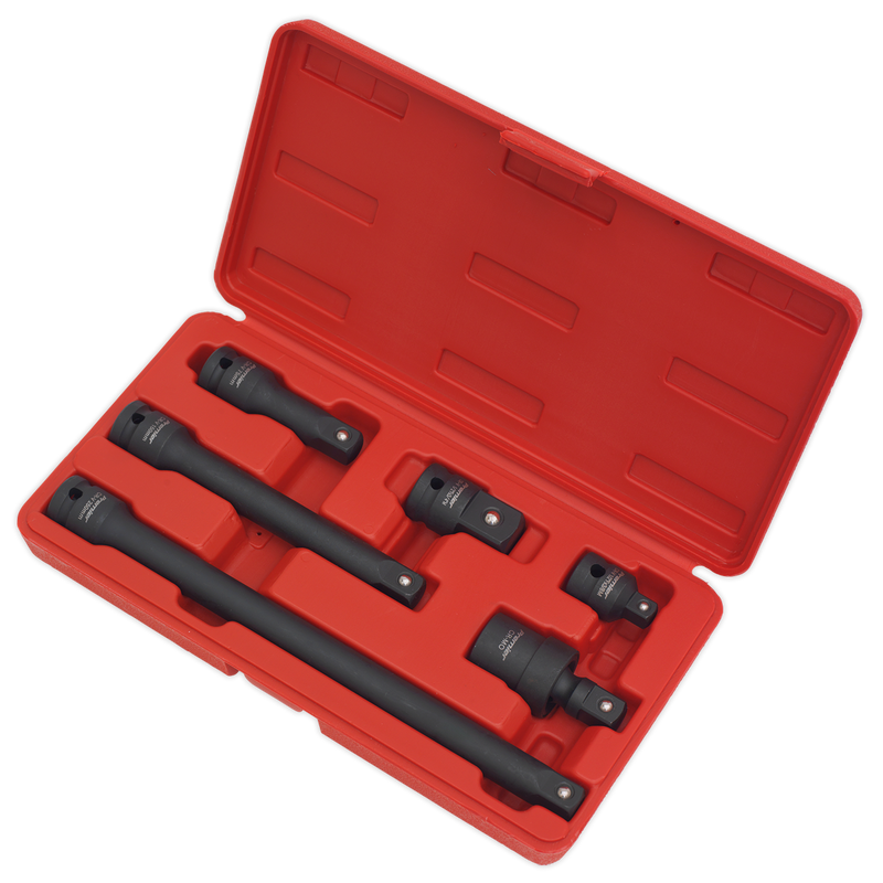 Sealey AK5514 Premier Impact Adaptor & Extension Bar Set 1/2"Sq Drive 6pc - additional view 3