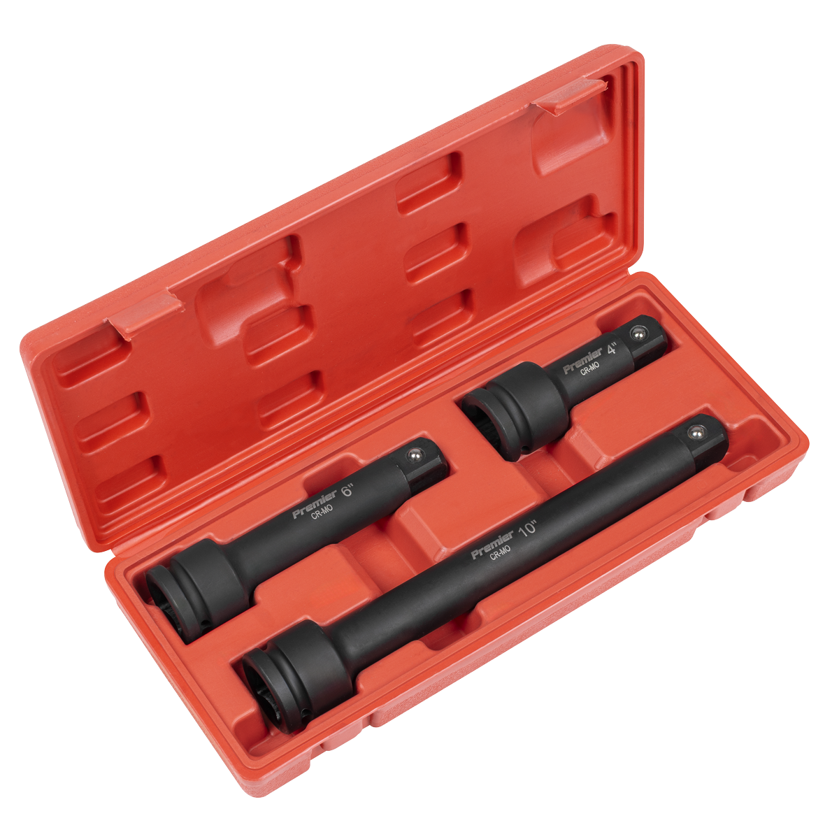 Sealey AK5515 Premier Impact Extension Bar Set 3/4"Sq Drive 3pc