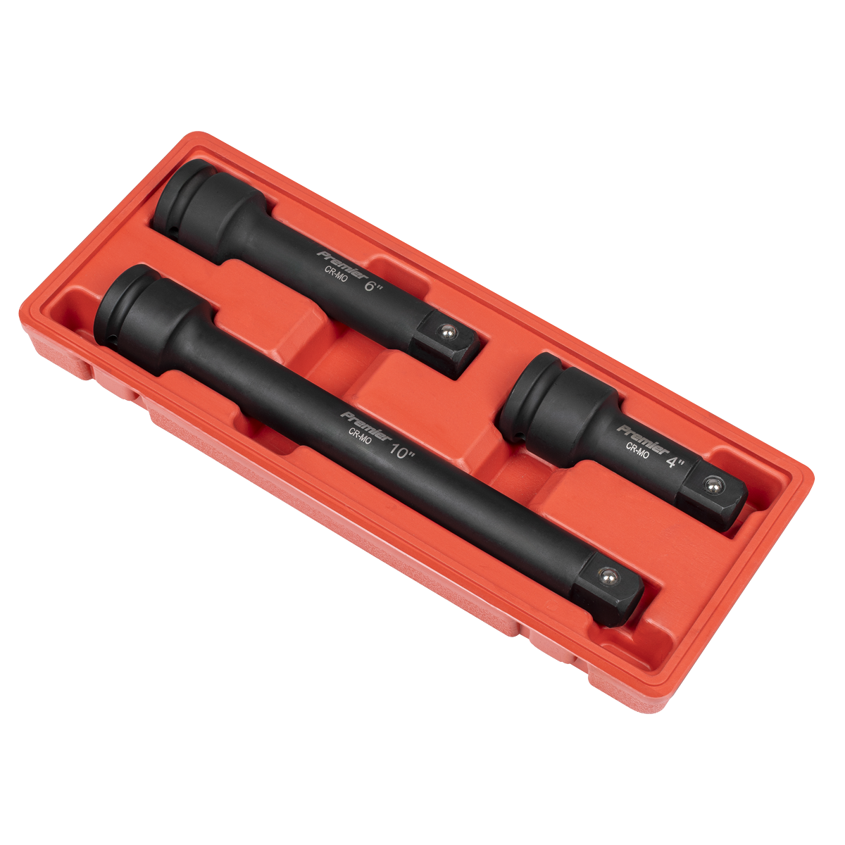 Sealey AK5515 Premier Impact Extension Bar Set 3/4"Sq Drive 3pc - additional view 8