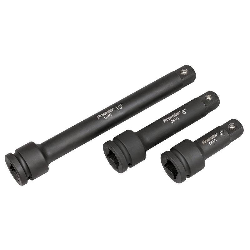 Sealey AK5515 Premier Impact Extension Bar Set 3/4"Sq Drive 3pc - additional view 9