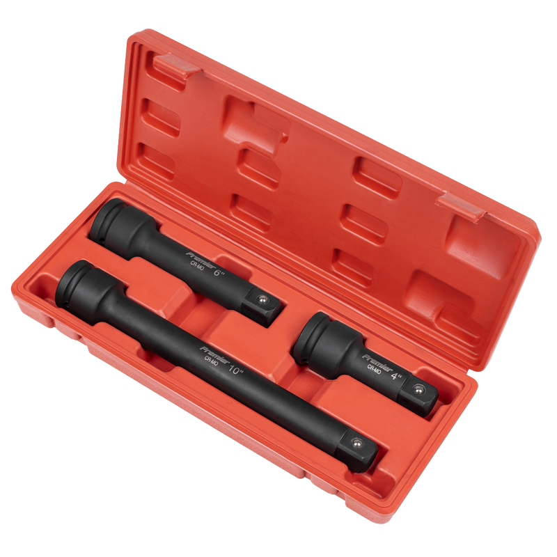 Sealey AK5515 Premier Impact Extension Bar Set 3/4"Sq Drive 3pc - additional view 10