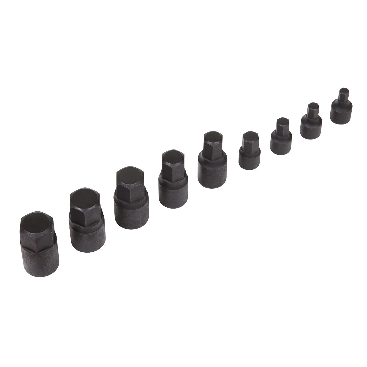 Sealey AK5525 Premier Low Profile Hex Impact Socket Bit Set 1/4" & 3/8"Sq Drive 9pc - additional view 5