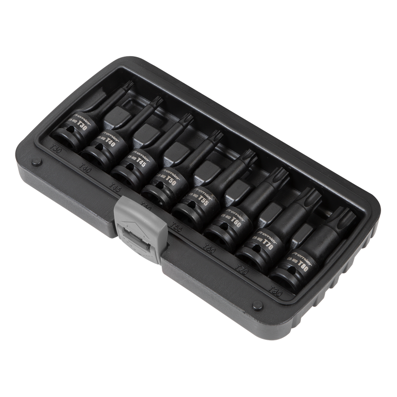 Sealey AK5602 Premier TRX-Star* Impact Socket Bit Set 1/2"Sq Drive 8pc - additional view 4