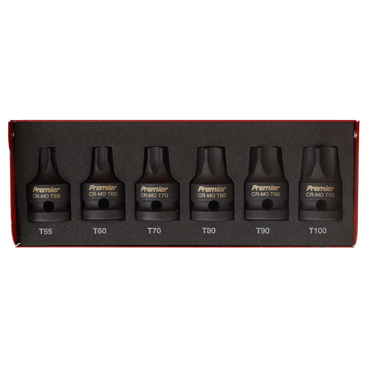 Sealey AK5607 Premier TRX-Star* Impact Socket Bit Set 1/2"Sq Drive 6pc - additional view 2