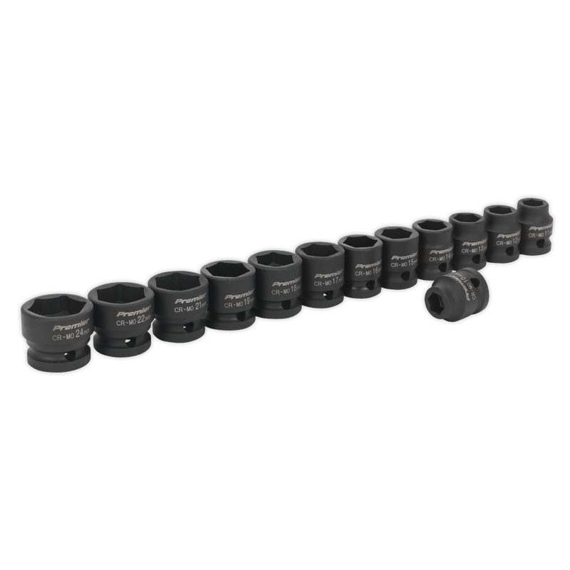 Sealey AK5613LP Premier Low Profile Impact Socket Set 1/2"Sq Drive 13pc - additional view 3
