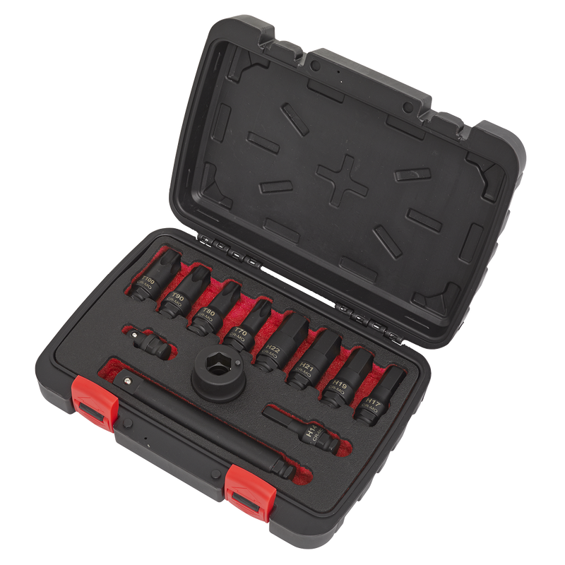 Sealey AK5617 Premier Impact Socket Bit & Accessories Set 3/4"Sq Drive 12pc - additional view 3