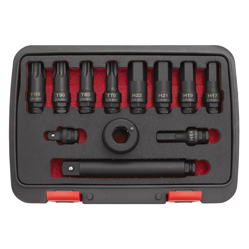 Sealey AK5617 Premier Impact Socket Bit & Accessories Set 3/4"Sq Drive 12pc - additional view 5