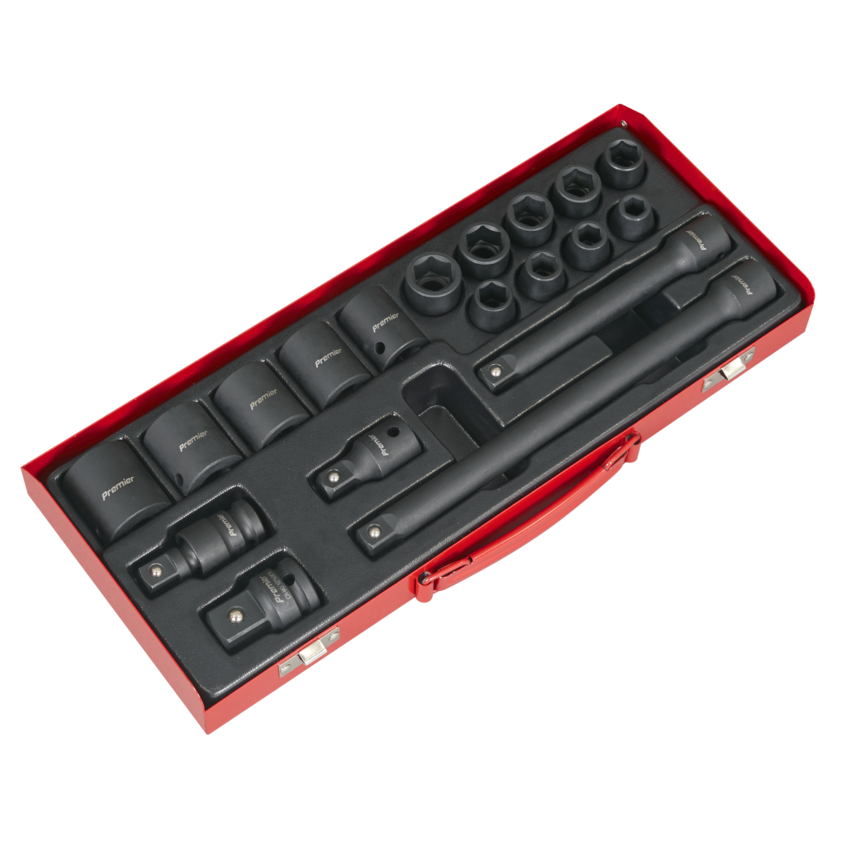 Sealey AK5619M Premier Impact Socket Set 1/2"Sq Drive 19pc - additional view 4