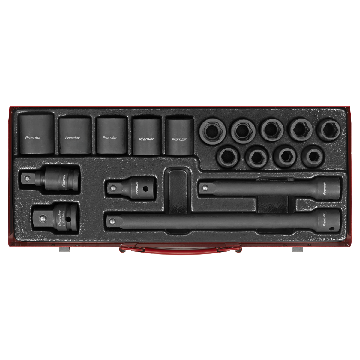 Sealey AK5619M Premier Impact Socket Set 1/2"Sq Drive 19pc - additional view 3