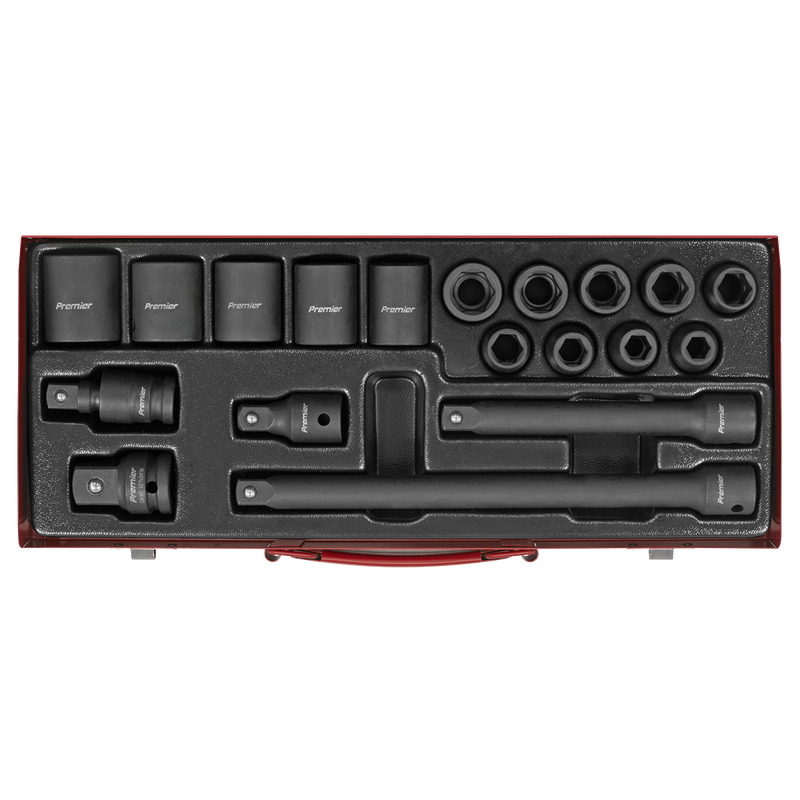 Sealey AK5619M Premier Impact Socket Set 1/2"Sq Drive 19pc - additional view 3