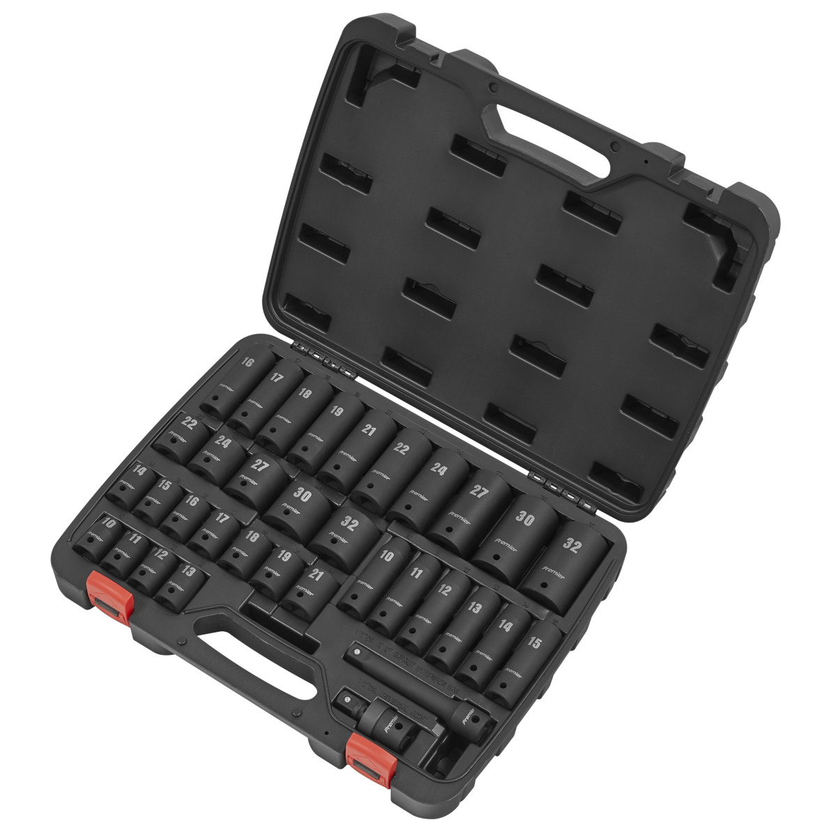 Sealey AK5634M Premier Impact Socket Set 1/2"Sq Drive 34pc - additional view 9