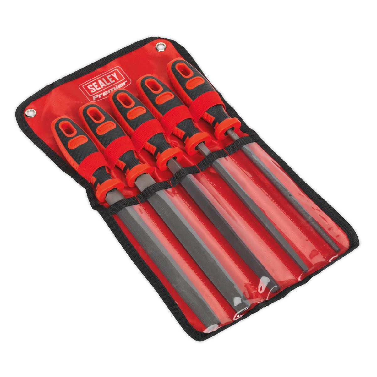 Sealey AK573 Premier Engineer’s File Set 200mm 5pc - additional view 2