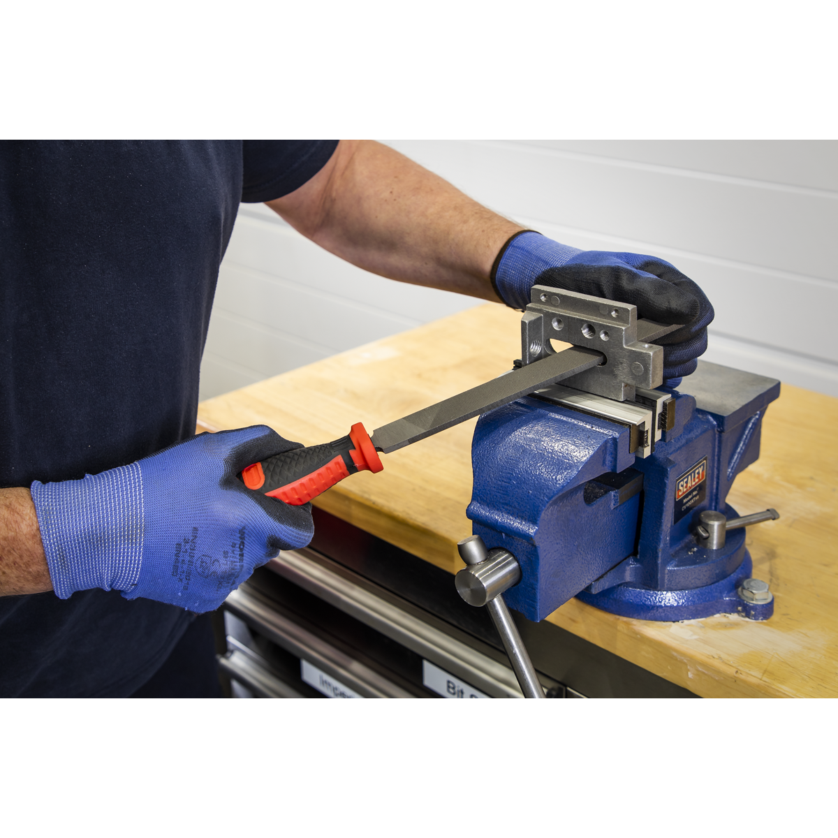 Sealey AK5865 Premier Smooth Cut Flat Engineer's File 200mm - additional view 7
