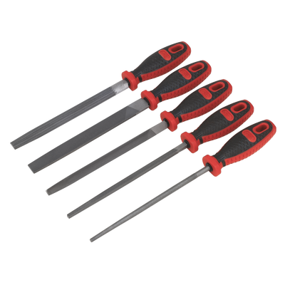 Sealey AK586 Premier Smooth Cut Engineer’s File Set 200mm 5pc