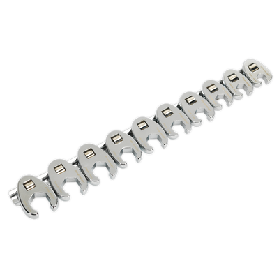 Sealey AK598 Premier Crow's Foot Spanner Set 3/8"Sq Drive 10pc