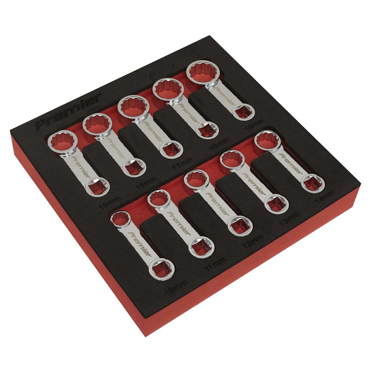 Sealey AK59895 Premier Torque Adaptor Spanner Set 3/8"Sq Drive 10pc - additional view 7