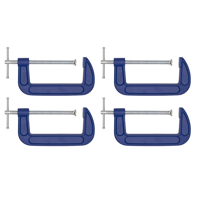 Sealey AK60064 G-Clamp 150mm 4pc