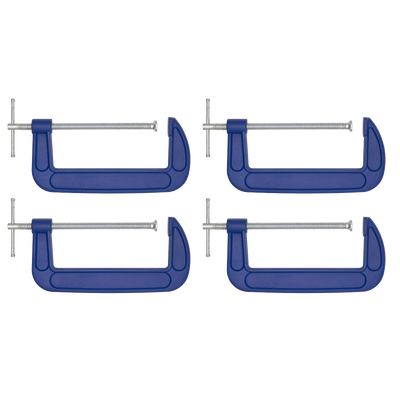Sealey AK60084 G-Clamp Set 200mm 4pc