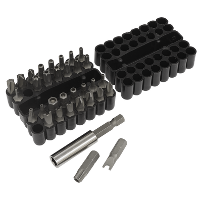 Sealey AK614 Premier Power Tool Security Bit & Magnetic Adaptor Set 33pc
