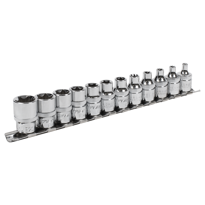 Sealey AK61806 Premier TRX-Star* Socket Set 3/8"Sq Drive E4-E20 12pc