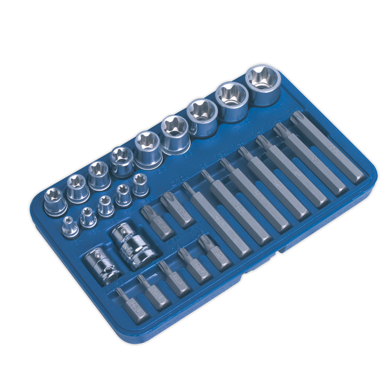Sealey AK619 Premier TRX-Star* Socket & Bit Set 1/4", 3/8" & 1/2"Sq Drive 30pc - additional view 3