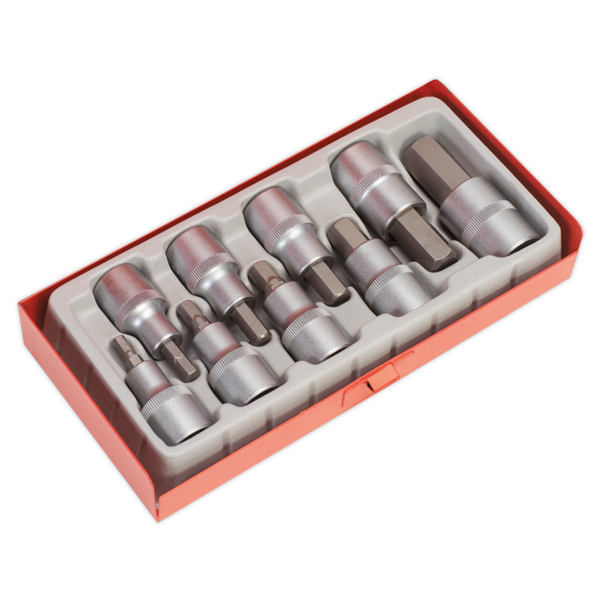 Sealey AK620 Premier Hex Socket Bit Set 1/2"Sq Drive 9pc - additional view 4