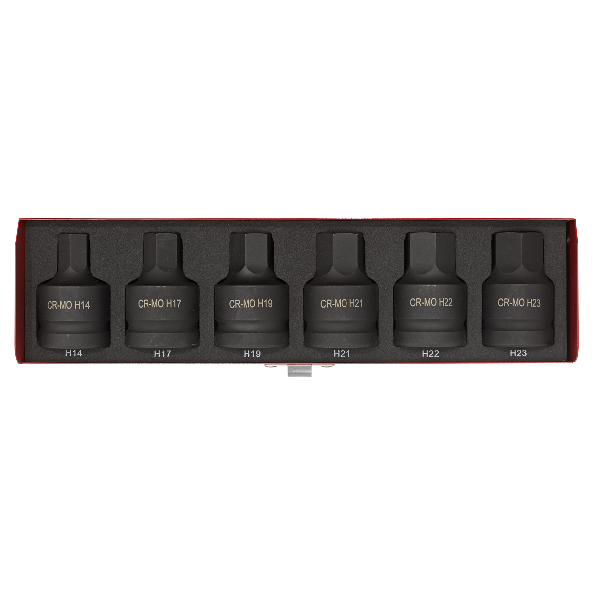 Sealey AK6217 Premier Hex Impact Socket Bit Set 3/4"Sq Drive 6pc - additional view 4