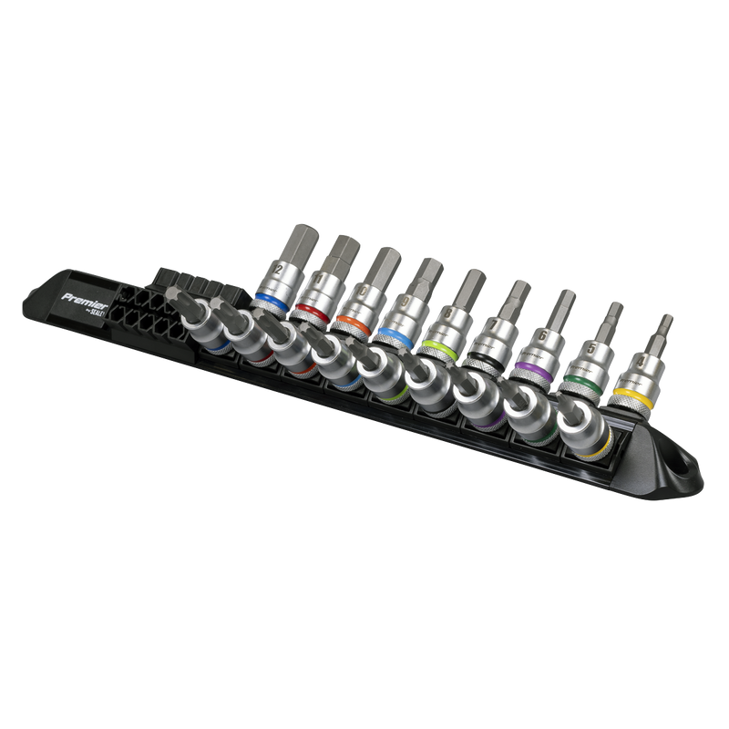 Sealey AK6252 Premier Platinum Series Hex & TRX-Star* Socket Bit Set 3/8"Sq Drive 18pc - additional view 4