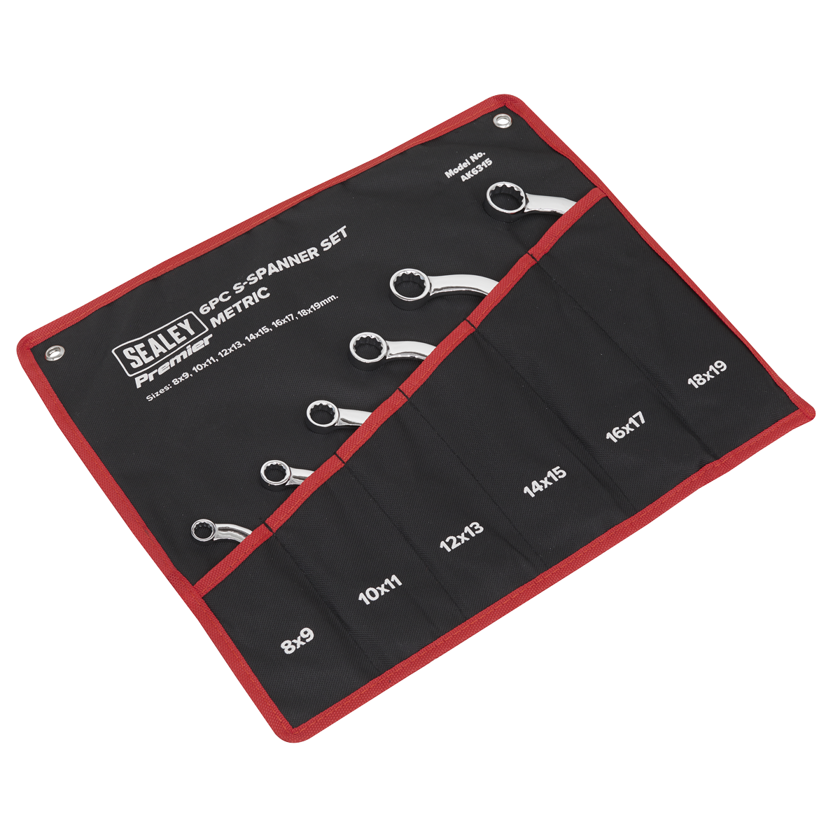 Sealey AK6315 Premier S-Spanner Set 6pc - additional view 6