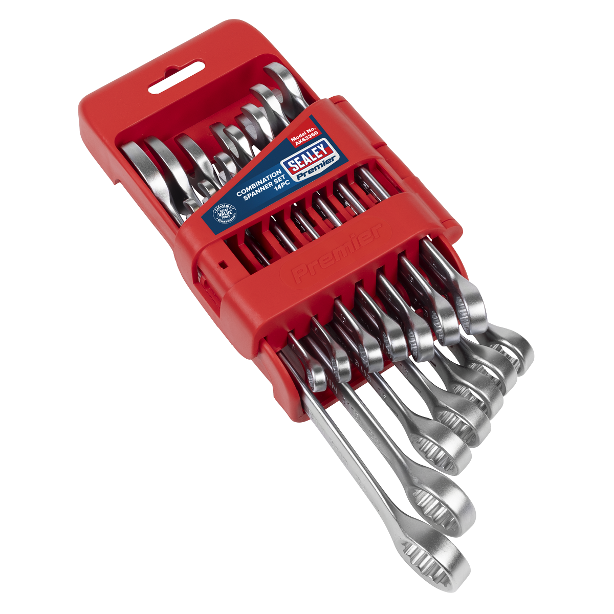 Sealey AK63260 Premier Combination Spanner Set 14pc