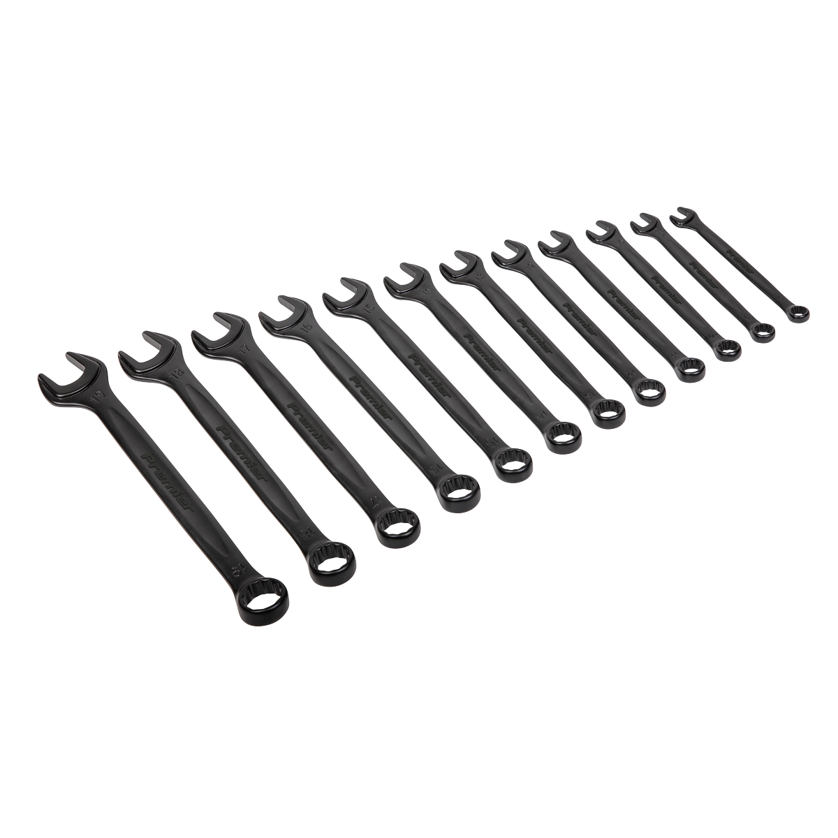 Sealey AK63263B Premier Black Combination Spanner Set 12pc - additional view 2
