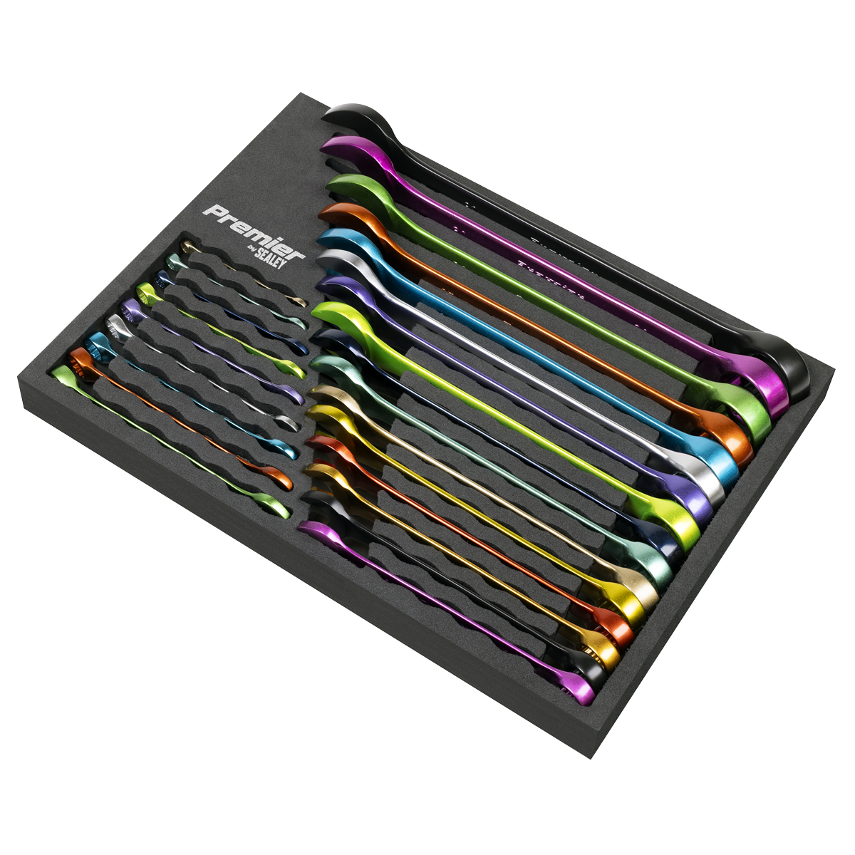 Sealey AK63268 Premier Multi-Coloured Combination Spanner Set 25pc - additional view 7