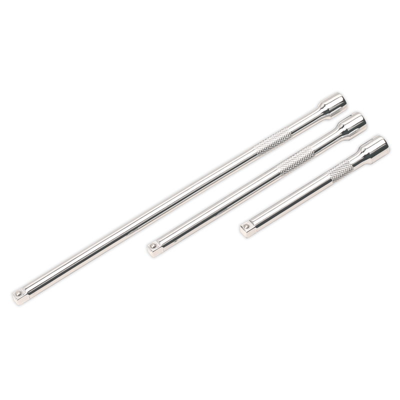 Sealey AK6330 Premier Extension Bar Set 1/4"Sq Drive 3pc - additional view 4