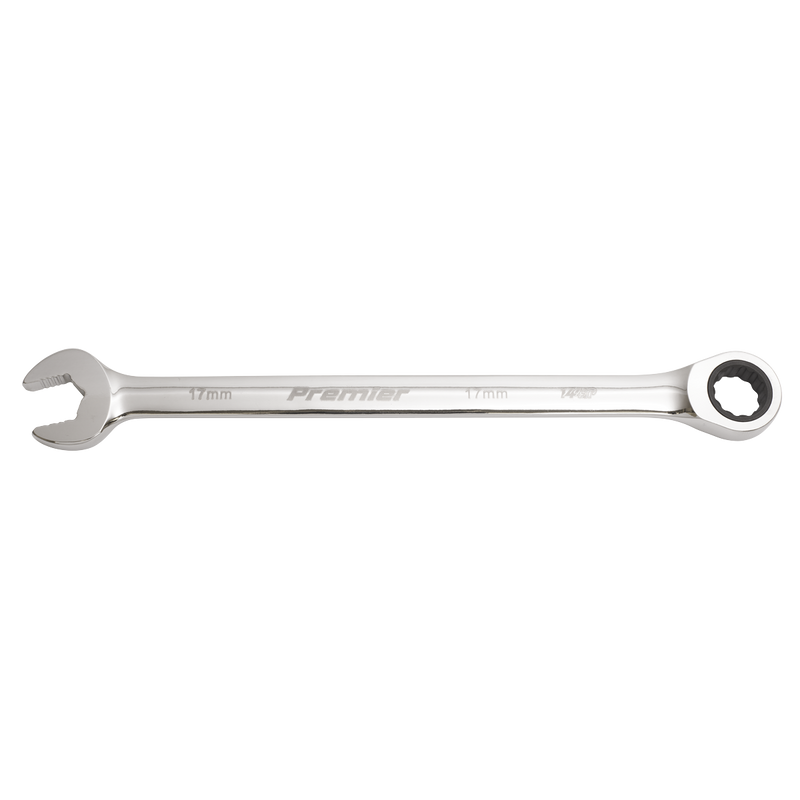 Sealey AK63914 Premier Extra-Long Combination Ratchet Spanner Set 10pc - additional view 9