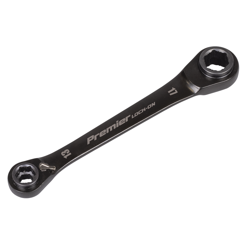 Sealey AK63923 Premier Black 4-in-1 Reversible Lock-On™ Ratchet Ring Spanner - additional view 5