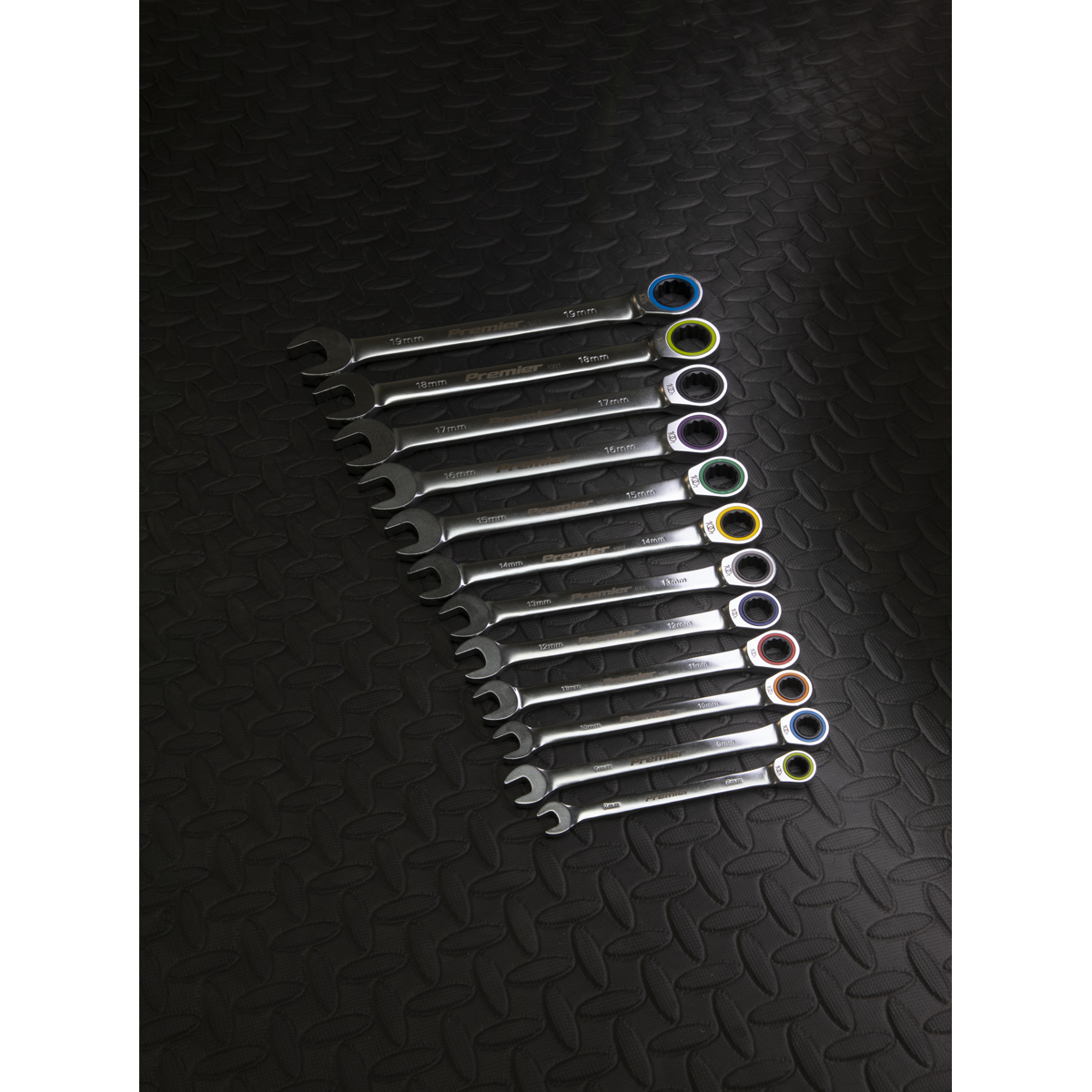 Sealey AK63949 Premier Platinum Combination Ratchet Spanner Set 12pc - additional view 8