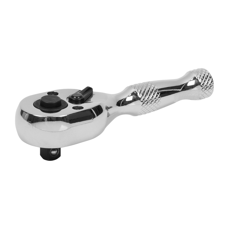 Sealey AK660S Premier Stubby Pear-Head Ratchet Wrench with Flip Reverse 1/4"Sq Drive - additional view 4