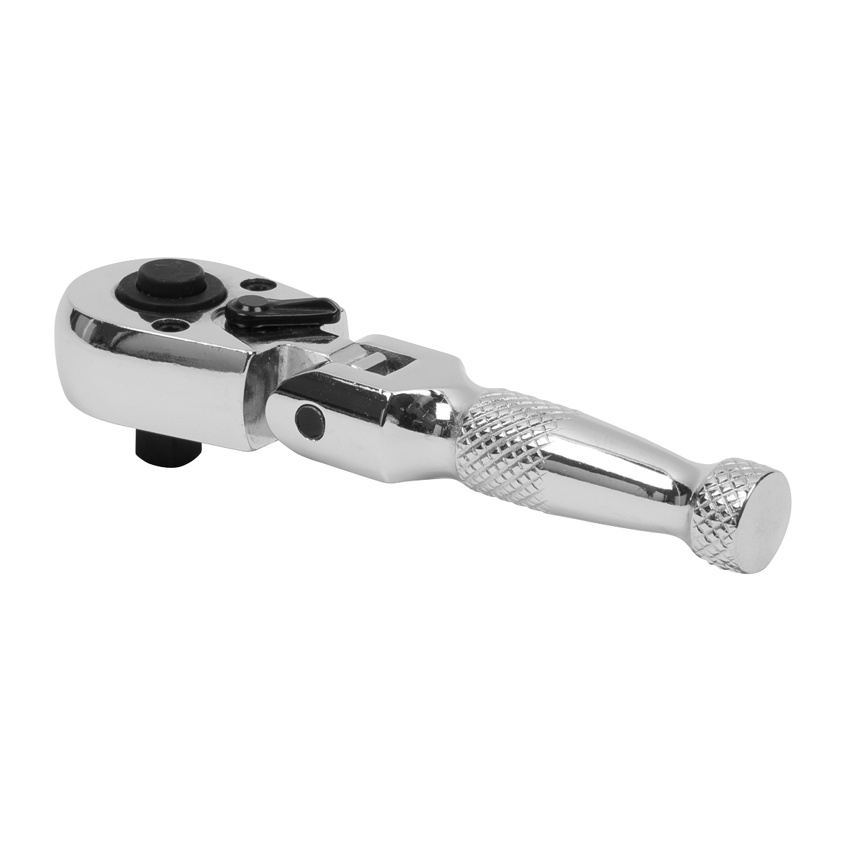 Sealey AK660SF Premier Stubby Flexi-Head Ratchet Wrench 1/4"Sq Drive