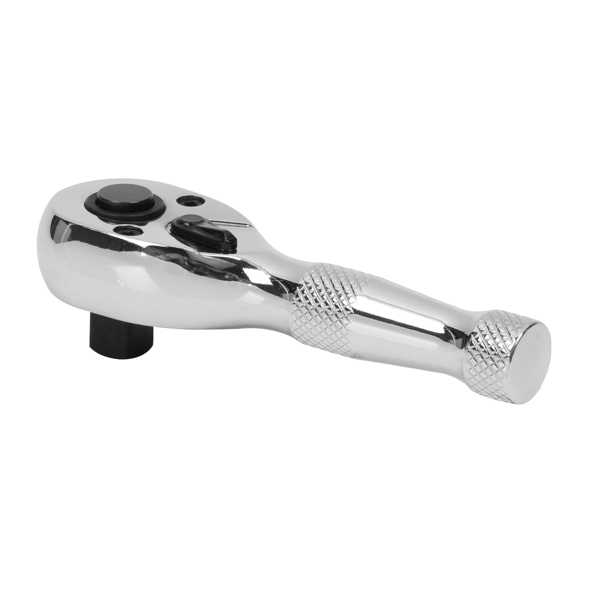 Sealey AK661S Premier Stubby Pear-Head Ratchet Wrench with Flip Reverse 3/8"Sq Drive