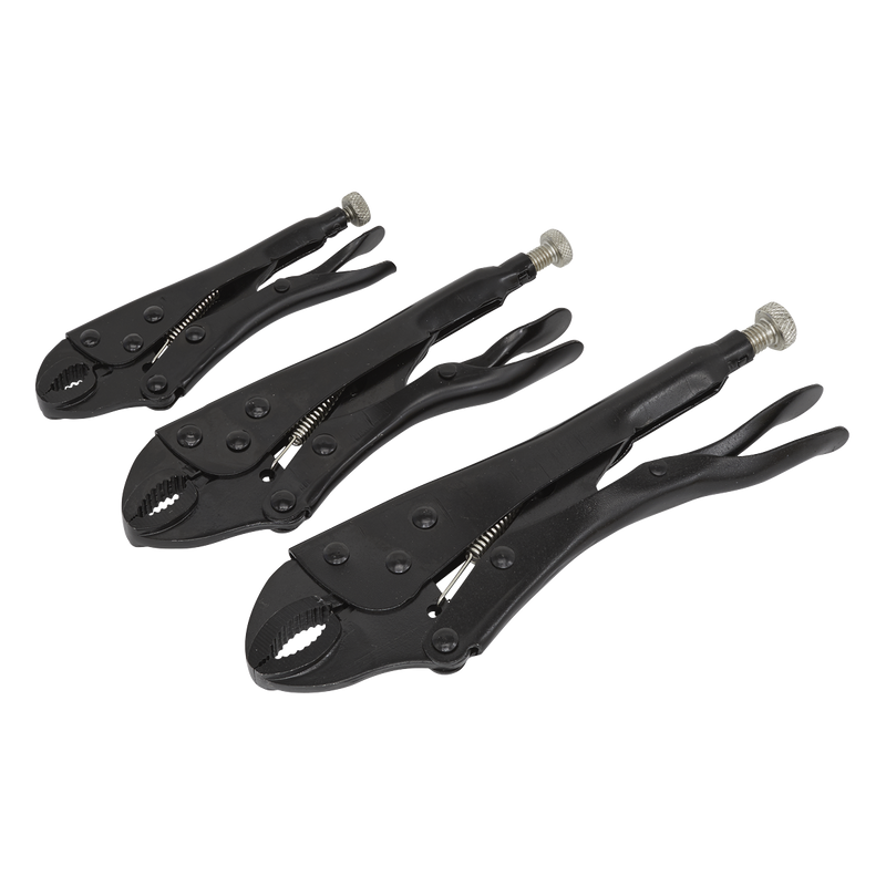 Sealey AK668 Locking Pliers Set 3pc