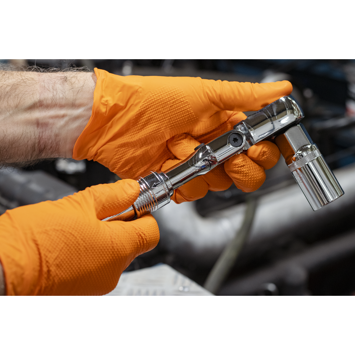 Sealey AK6682 Premier Locking Flexi-Head Extendable Ratchet Wrench 1/2"Sq Drive - additional view 7