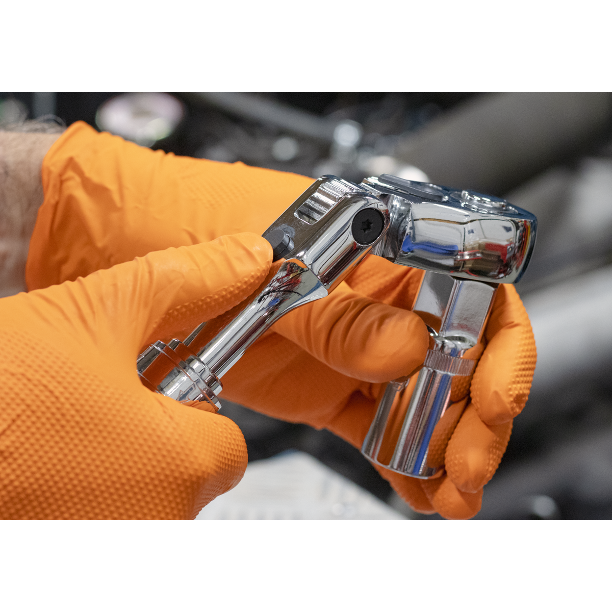 Sealey AK6682 Premier Locking Flexi-Head Extendable Ratchet Wrench 1/2"Sq Drive - additional view 9